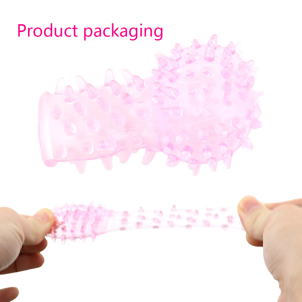 Sex Finger Sleeve Vibrator Clitoral Stimulator Flirting Vagina Dildo