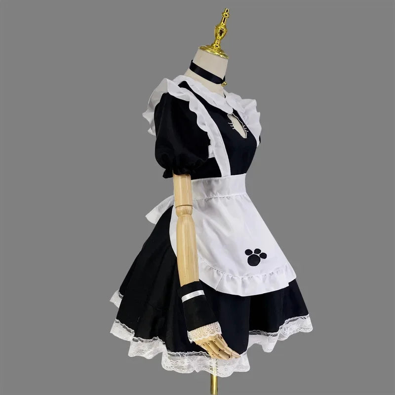 Sexy Black Cat Lolita Dress Anime Cosplay Plus Size XXXL XXXXL - Happysex