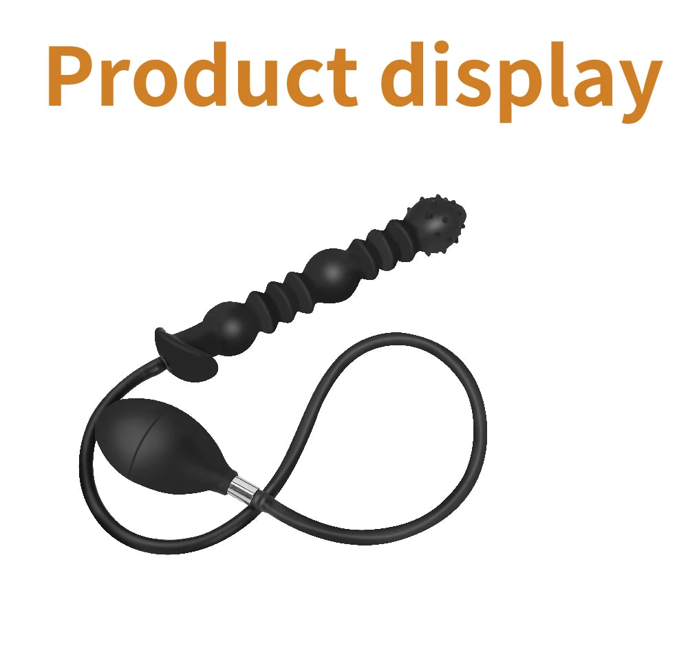 Super Long Inflatable Anal Plug Expandable 20-50cm Big Butt Plug G Spot Prostate Massager Anus Dilator Anal Dildo Pump Bdsm Toys