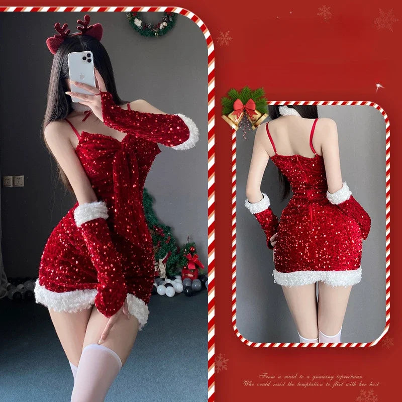 Christmas Sexy Lady Santa Claus Cosplay - Happysex