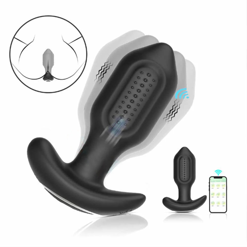 Vaginal/Anal Plug Vibrator - Happysex