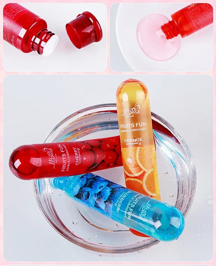 Edible Fruit Flavored Water-based Lubricant - Happysex