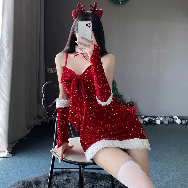 Christmas Sexy Lady Santa Claus Cosplay - Happysex