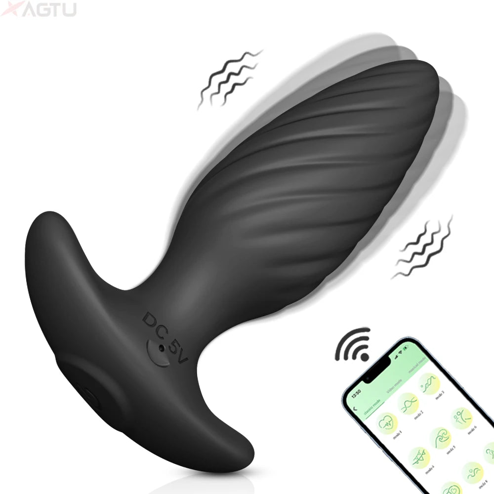 Vaginal/Anal Plug Vibrator - Happysex