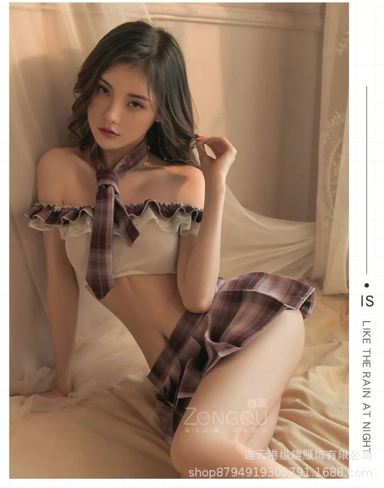 Lingerie Sexy Cosplay Student - Happysex