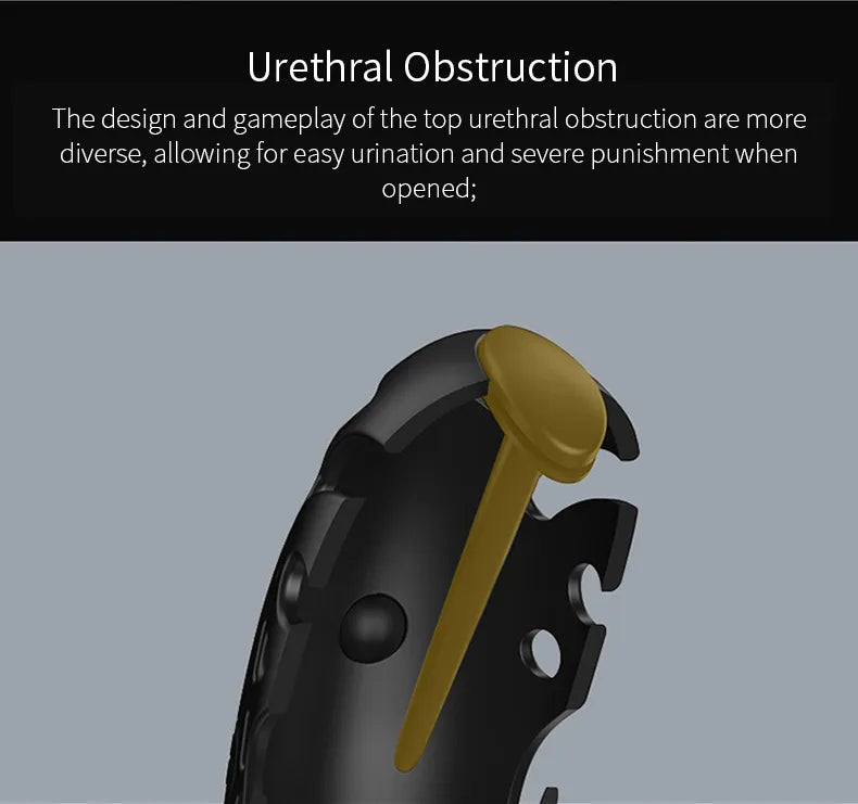 New Style 2.0 Chastity Cage Men Urethral Blockage Remote Control - Happysex