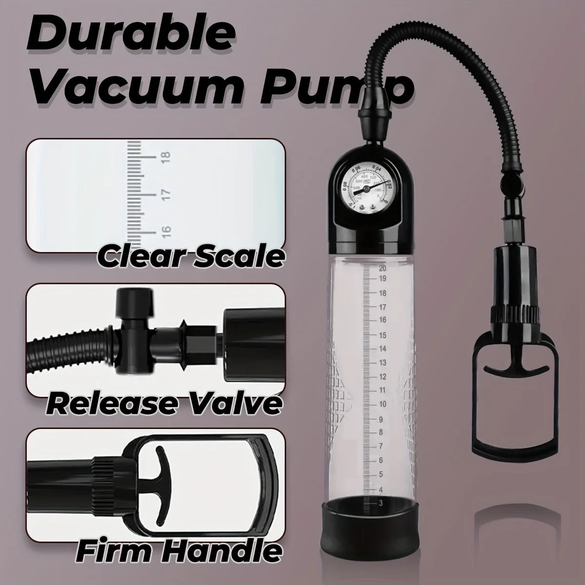 Manual Penis Pump Penis Enlarger Negative Pressure Vacuum - Happysex