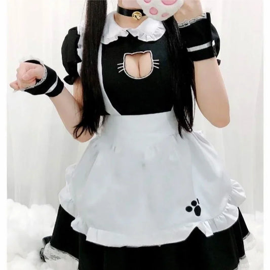 Sexy Black Cat Lolita Dress Anime Cosplay Plus Size XXXL XXXXL - Happysex