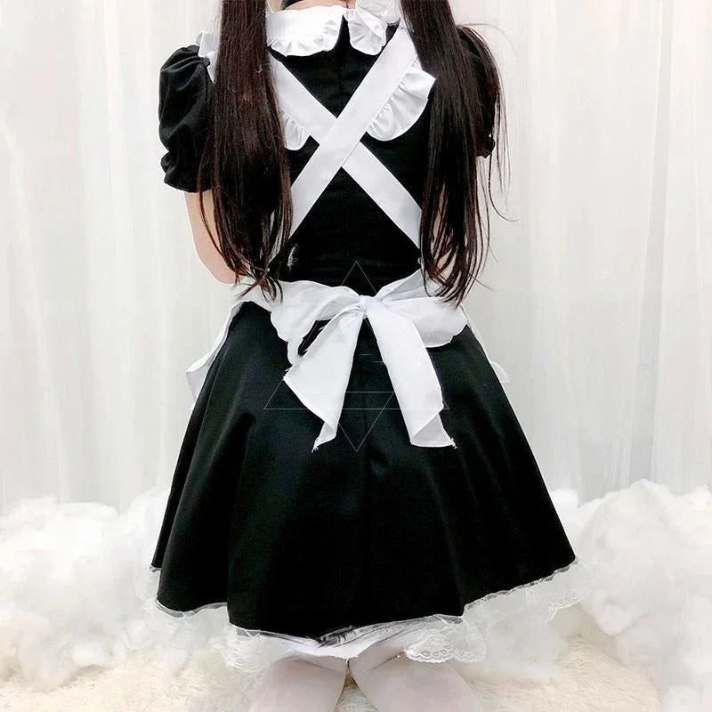 Sexy Black Cat Lolita Dress Anime Cosplay Plus Size XXXL XXXXL - Happysex