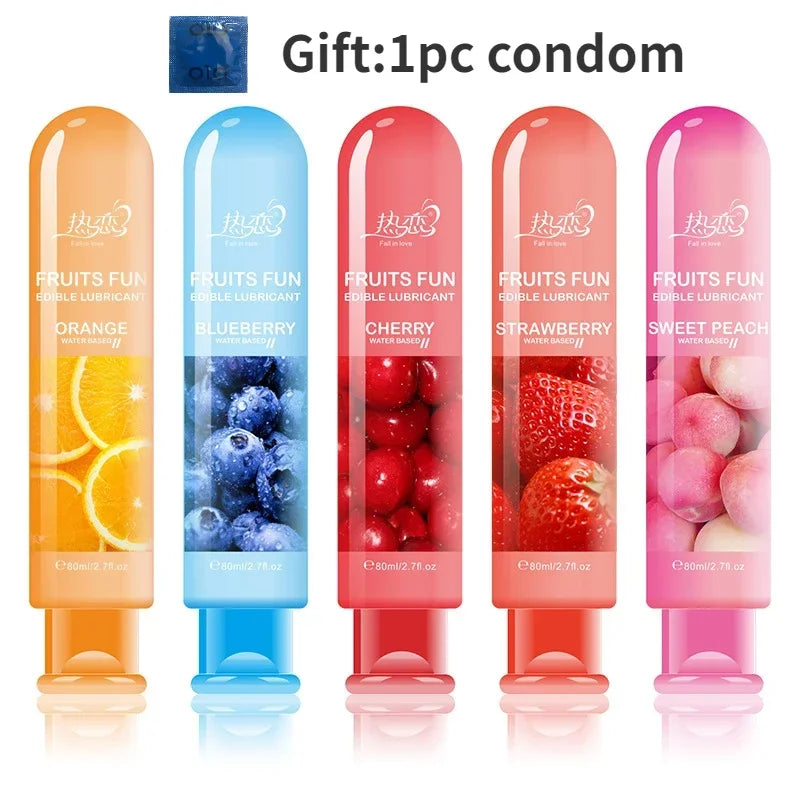 Edible Fruit Flavored Water-based Lubricant - Happysex